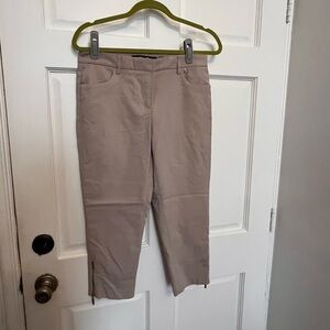 Stylish Beige Cropped Pants